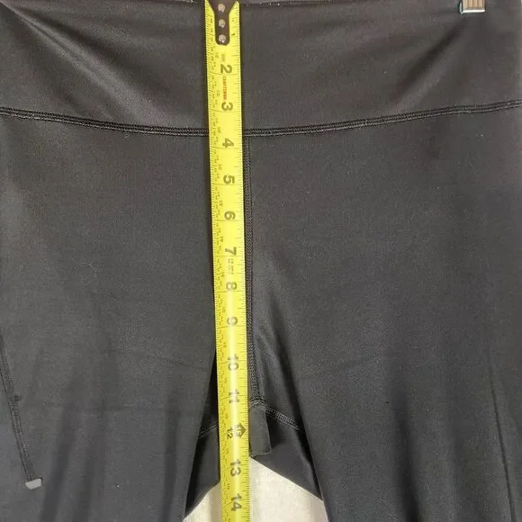 On Running Performance Tights Womens XL Black Pockets Full Length - Picture 10 of 11